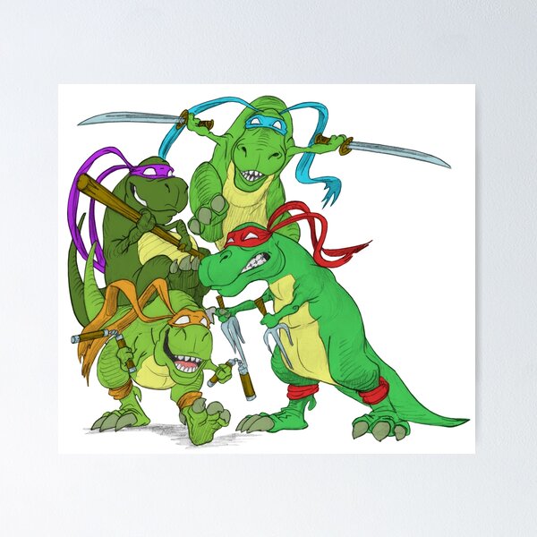 Item preview, Teenage Mutant Ninja T-Rex designed and sold by Chowratt.
