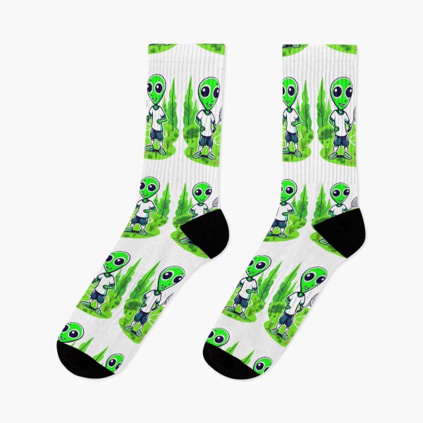 Item preview, Aliens also like to play badminton. designed and sold by Zofia Sosnecka.