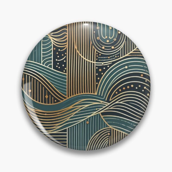 Item preview, Aesthetic Rustic Waves Pattern designed and sold by AIExpressive.