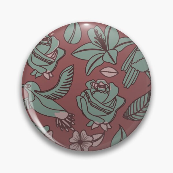 Item preview, Green bird brown background designed and sold by Mini-Anni.