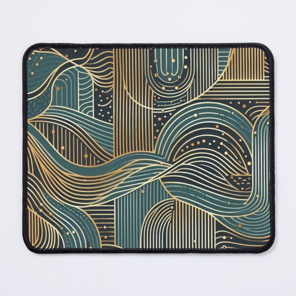 Item preview, Aesthetic Rustic Waves Pattern designed and sold by AIExpressive.