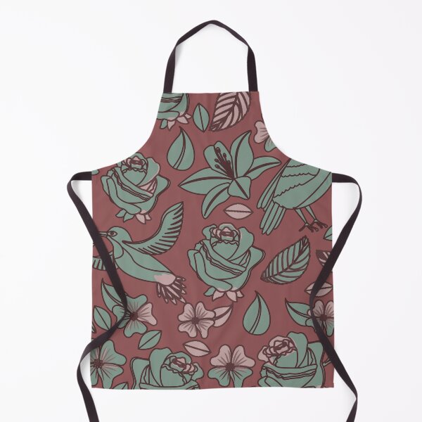Item preview, Green bird brown background designed and sold by Mini-Anni.