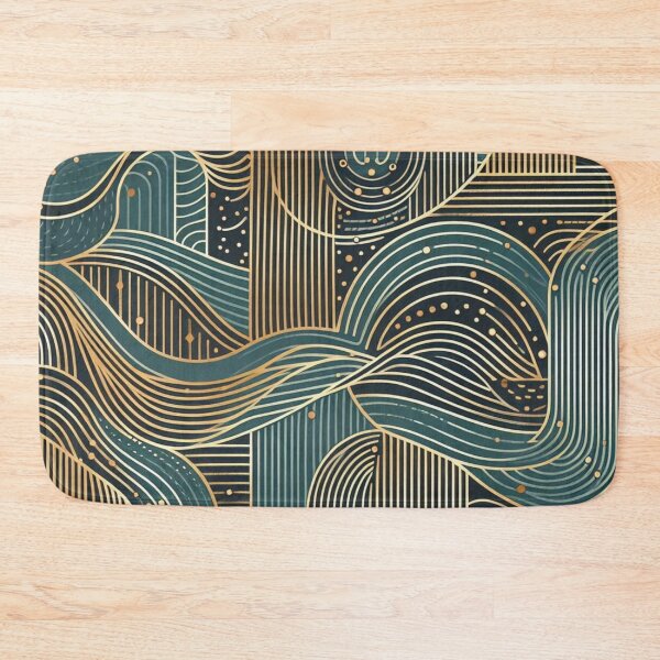 Item preview, Aesthetic Rustic Waves Pattern designed and sold by AIExpressive.