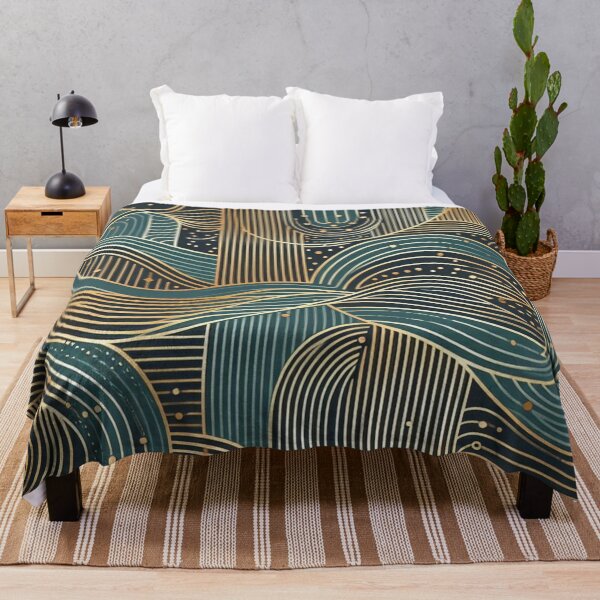 Item preview, Aesthetic Rustic Waves Pattern designed and sold by AIExpressive.