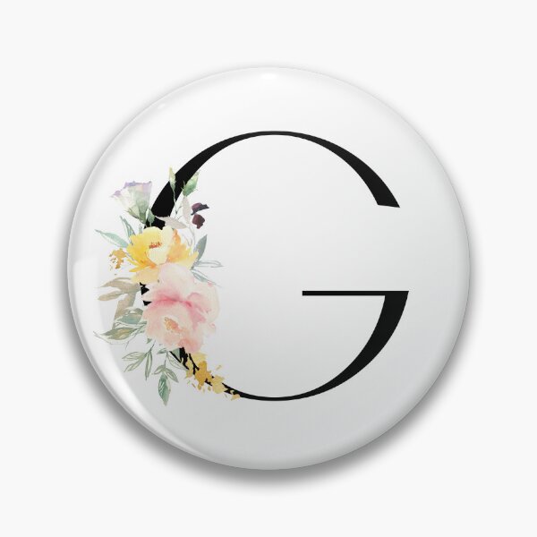 Item preview, Letter G Spring Flowers designed and sold by WildAliceArt.