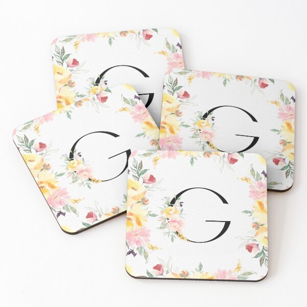 Item preview, Letter G Spring Flowers designed and sold by WildAliceArt.