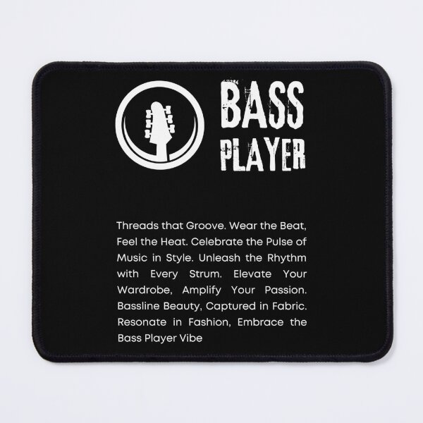 Item preview, bass player bassist quotes designed and sold by TrendMosaic.