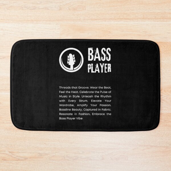Item preview, bass player bassist quotes designed and sold by TrendMosaic.