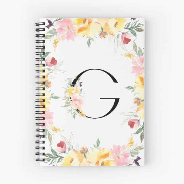 Item preview, Letter G Spring Flowers designed and sold by WildAliceArt.