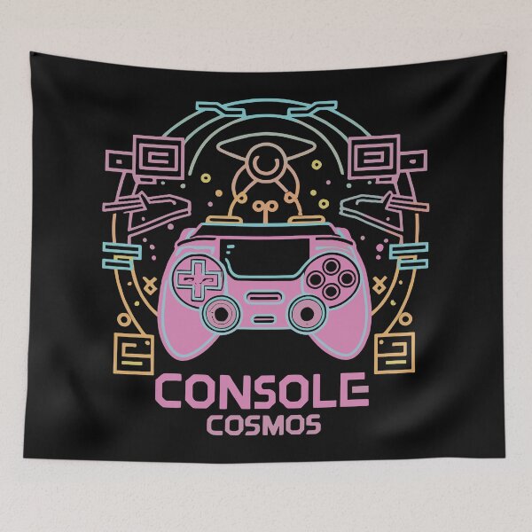 Item preview, Console Cosmos neon silhouette  designed and sold by XYDstore.