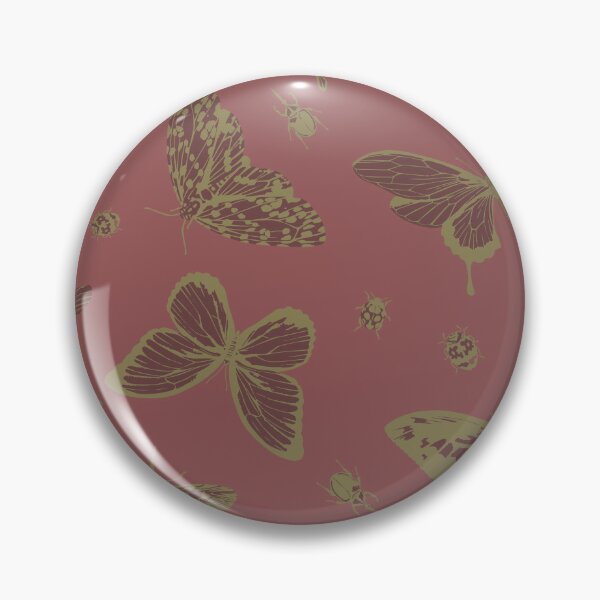 Item preview, Light green butterfly brown background designed and sold by Mini-Anni.