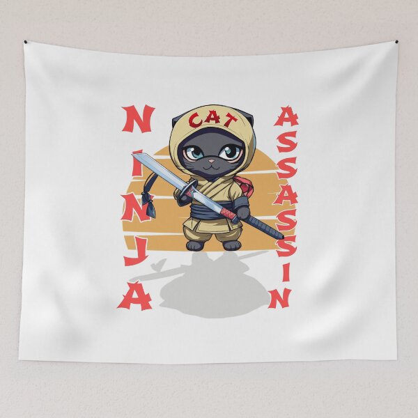 Item preview, Cat Assasin Ninja designed and sold by Designeking.