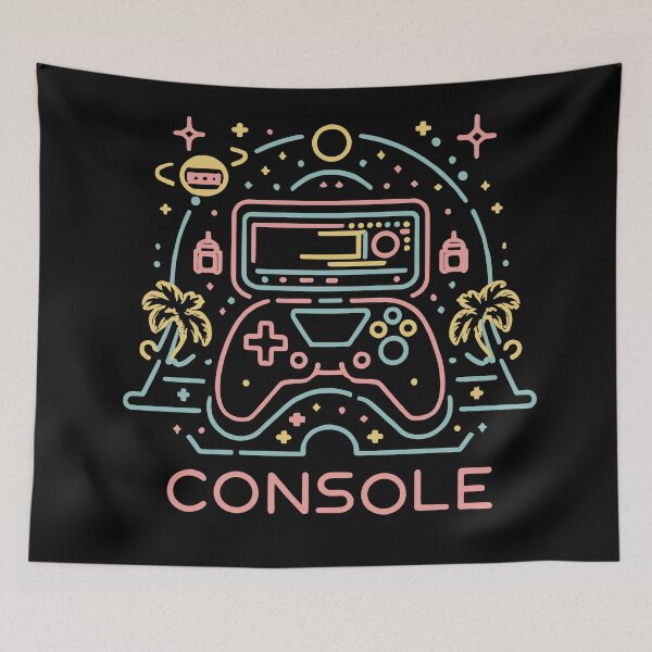 Aperçu de l'œuvre Thème néon de la console créée et vendue par XYDstore.
