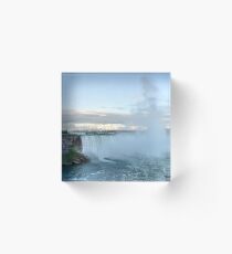 Niagara's Maid of the Mist over the Falls! Acrylic Block