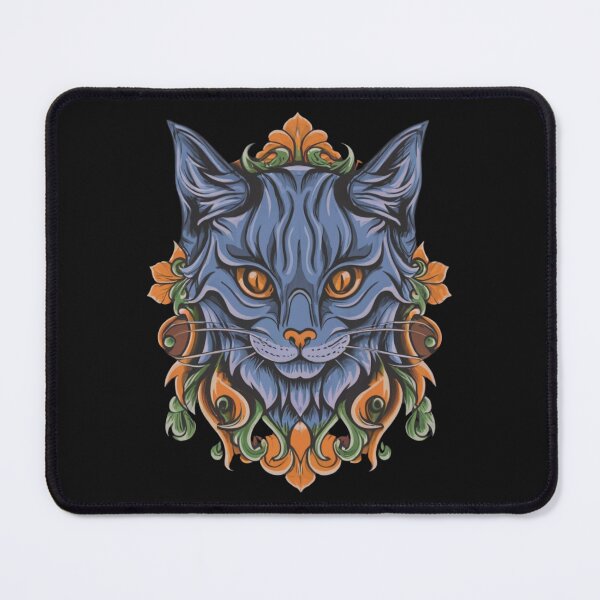 Item preview, Gothic Halloween Cat Tattoo designed and sold by Goku Creations.