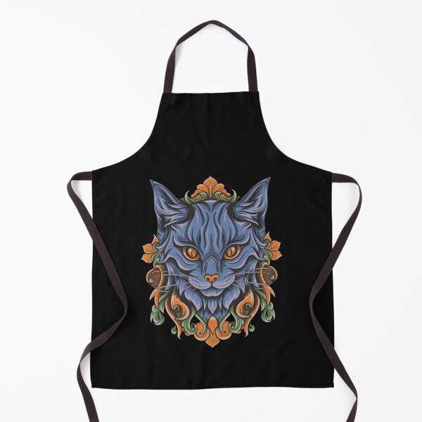 Item preview, Gothic Halloween Cat Tattoo designed and sold by Goku Creations.