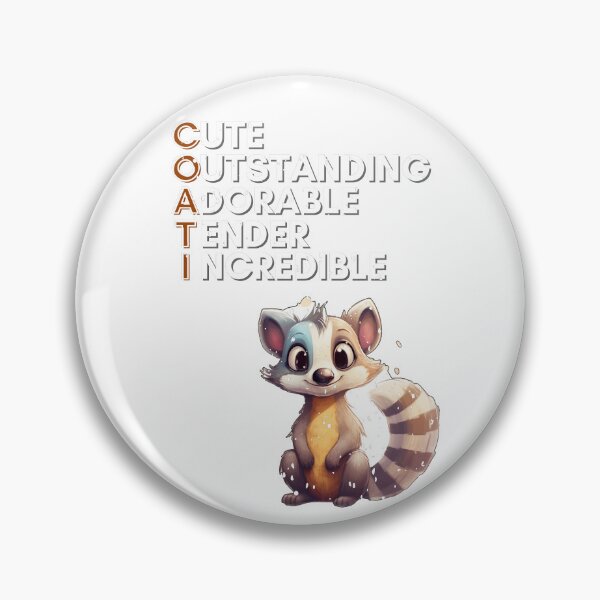 Item preview, Cute Coati designed and sold by BAZART-CREATION.