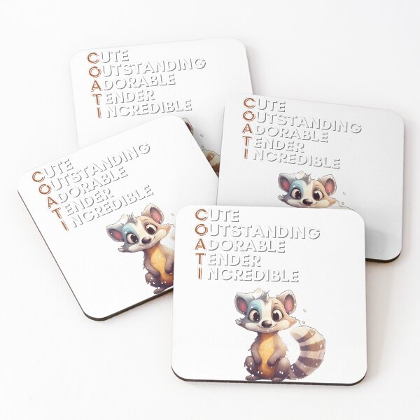 Item preview, Cute Coati designed and sold by BAZART-CREATION.