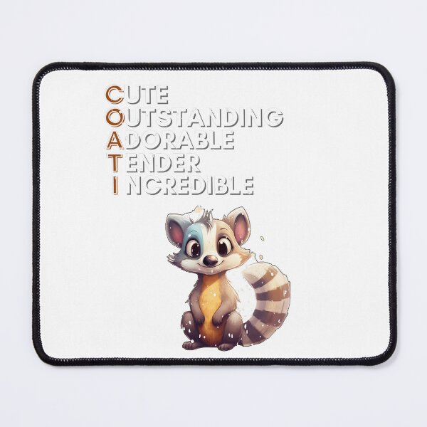Item preview, Cute Coati designed and sold by BAZART-CREATION.