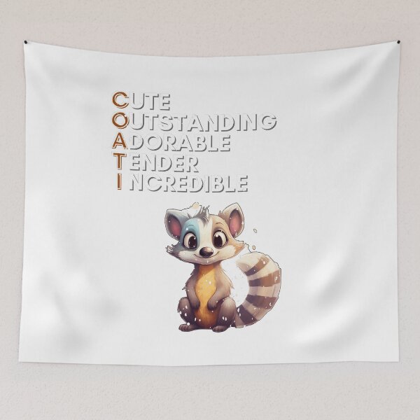 Item preview, Cute Coati designed and sold by BAZART-CREATION.