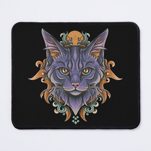 Item preview, Gothic Halloween Cat Tattoo designed and sold by Goku Creations.