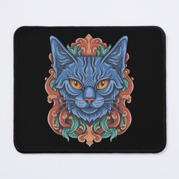 Item preview, Gothic Halloween Cat Tattoo designed and sold by Goku Creations.