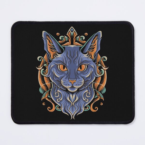 Item preview, Gothic Halloween Cat Tattoo designed and sold by Goku Creations.