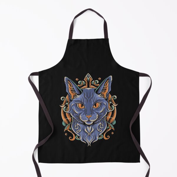 Item preview, Gothic Halloween Cat Tattoo designed and sold by Goku Creations.