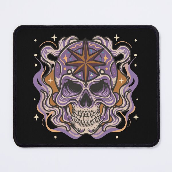 Item preview, Halloween skull and star head Tattoo designed and sold by Goku Creations.