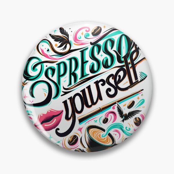 Item preview, Espresso yourself, typography designed and sold by maxmaj.