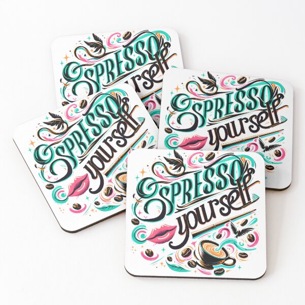 Item preview, Espresso yourself, typography designed and sold by maxmaj.