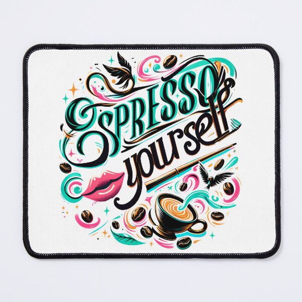 Item preview, Espresso yourself, typography designed and sold by maxmaj.