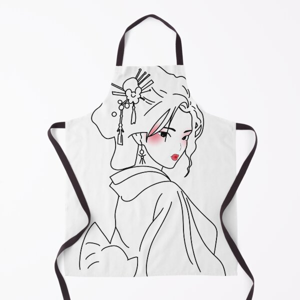 Item preview, Princess Akemi Line Art // designed and sold by Art by Maria Milenova.