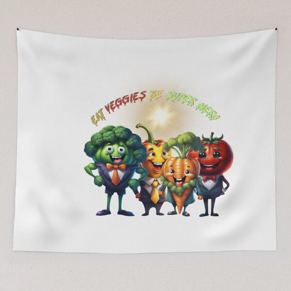 Item preview, Eat Veggies Be Super Hero Great gift for everyone! designed and sold by MysteriousBazar.