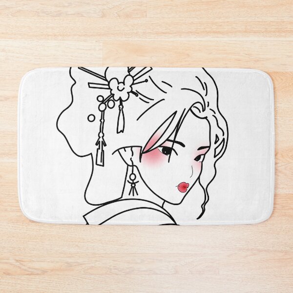 Item preview, Princess Akemi Line Art // designed and sold by Art by Maria Milenova.
