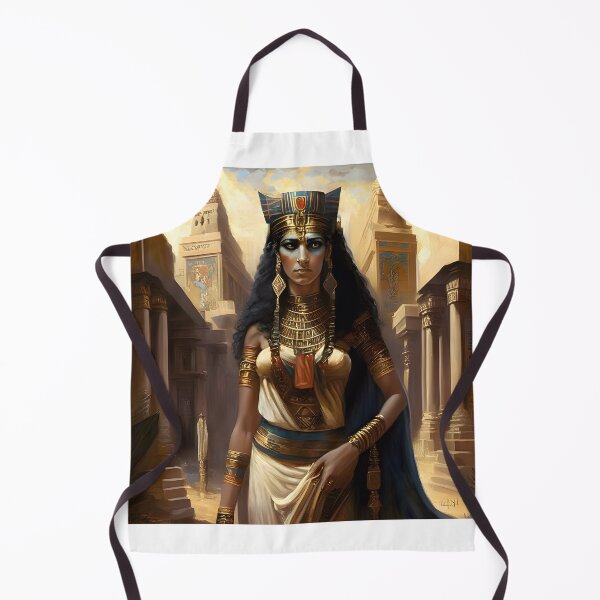 Item preview, Pharaoh's Queen in front of the Temple :from EgyApe Artists designed and sold by egyape ⭐⭐⭐⭐⭐.