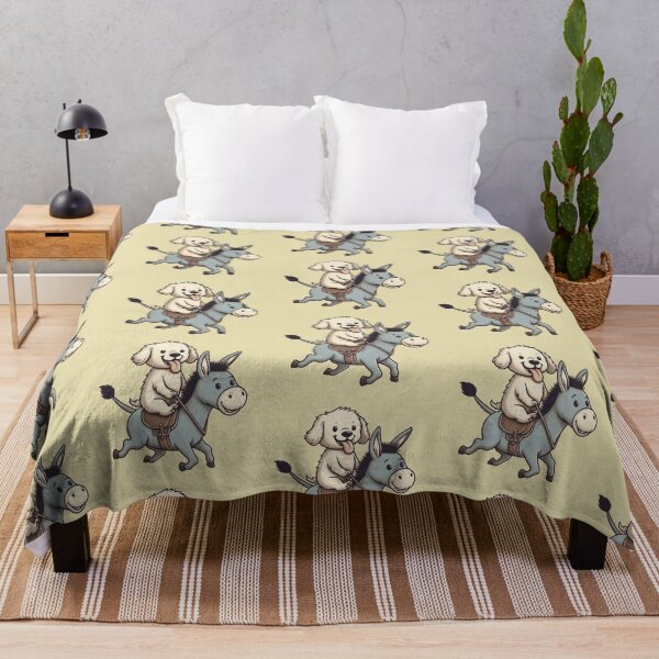 Item preview, Cute Dog Riding a Cute Donkey designed and sold by SnuggleSafari.
