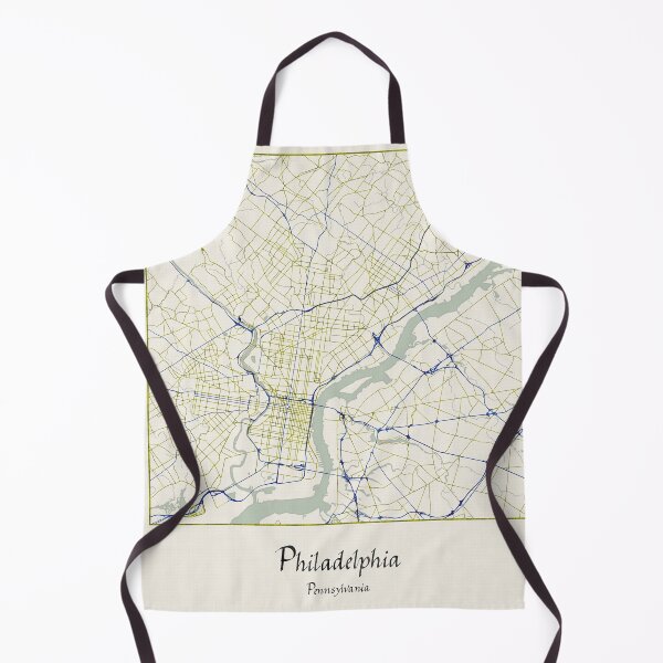 Item preview, Philadelphia Pennsylvania Named City Map - Hand-Drawn designed and sold by StylishStacks.