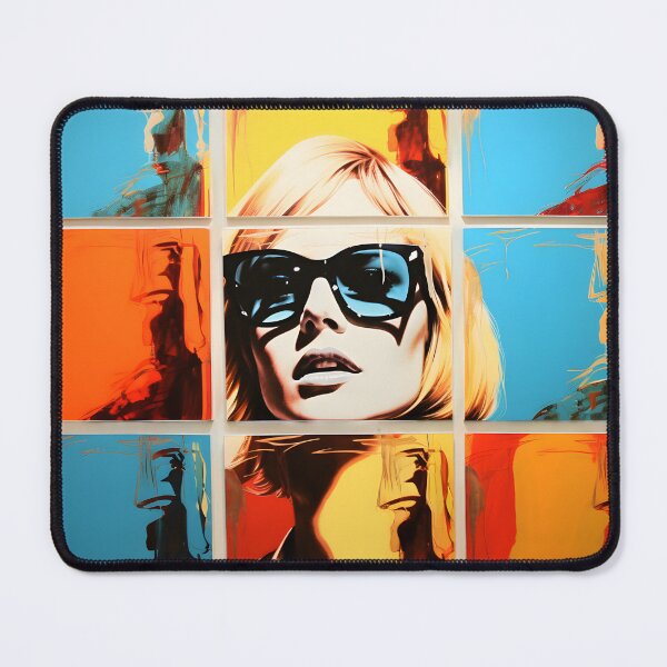 Item preview, Endless Mirror Colorful Abstraction Blondie designed and sold by AiApparel24-art.