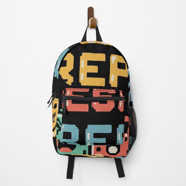 Item preview, RESPAWN, REFUEL, REPEAT in pixel emoji style designed and sold by XYDstore.