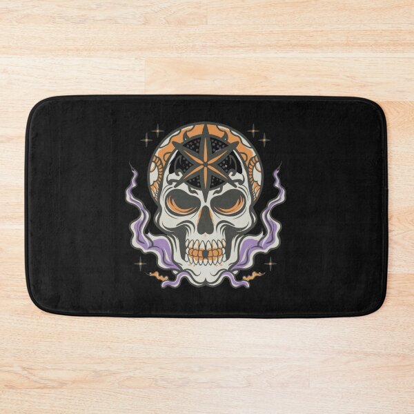 Item preview, Halloween skull and star head Tattoo designed and sold by Goku Creations.