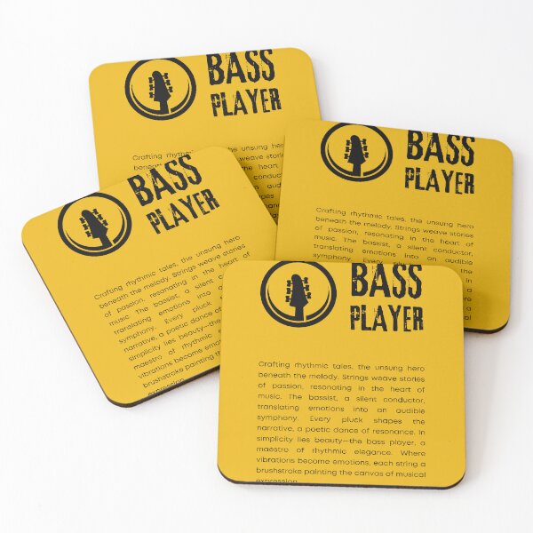 Item preview, bass player bassist quotes designed and sold by TrendMosaic.