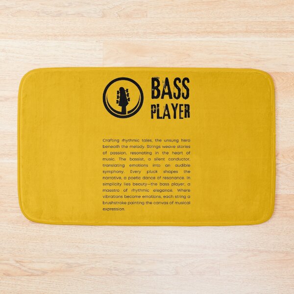 Item preview, bass player bassist quotes designed and sold by TrendMosaic.