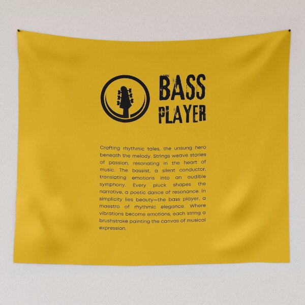 Item preview, bass player bassist quotes designed and sold by TrendMosaic.