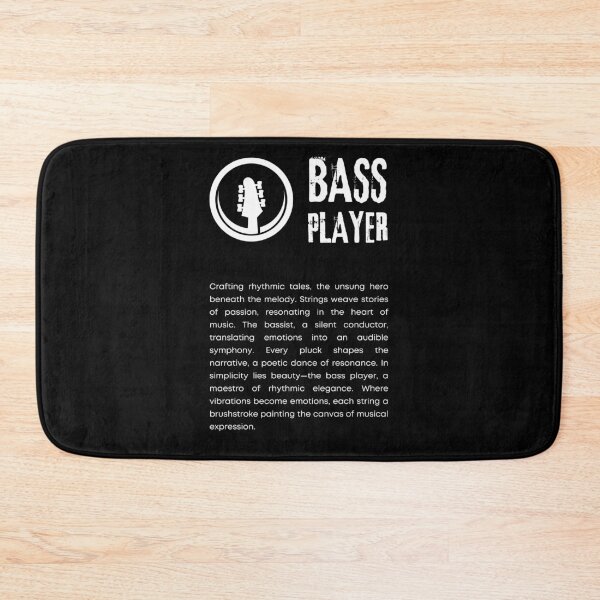 Item preview, bass player bassist quotes designed and sold by TrendMosaic.