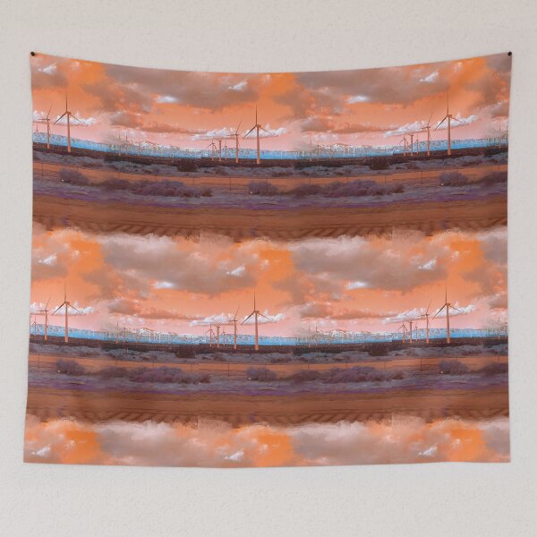 Item preview, Wind turbines in the desert designed and sold by ookaiyah.