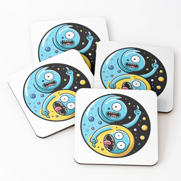 Item preview, Yin Yang Meeseeks designed and sold by koihanastore.