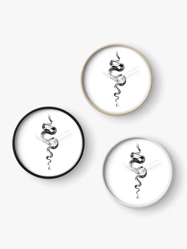 Thumbnail 3 of 4, Clock, Snake designed and sold by Kineth.