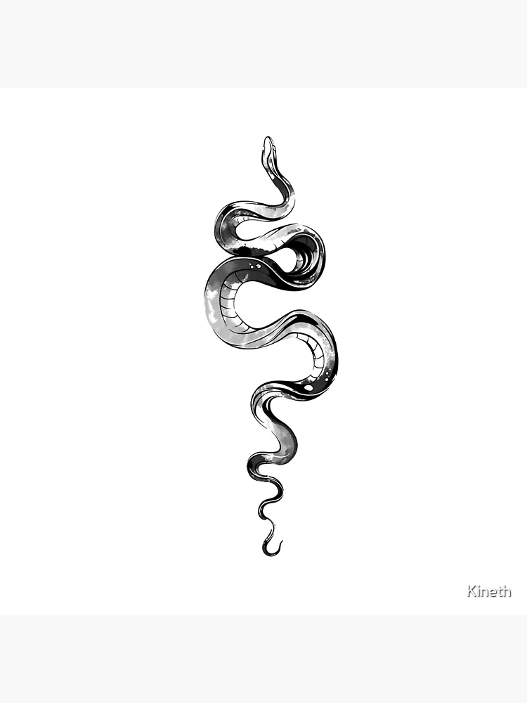 Thumbnail 4 of 4, Clock, Snake designed and sold by Kineth.
