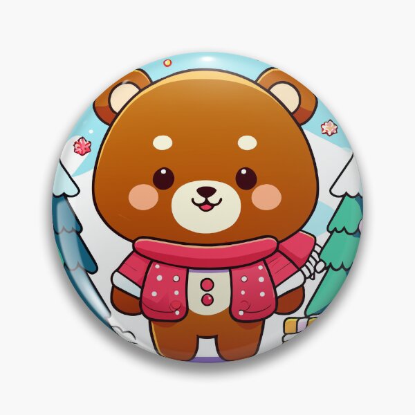 Item preview, Cute Bear in Winter Wonderland  designed and sold by CutesyKoala.